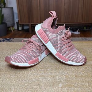 adidas Pink and White Athletic Shoes